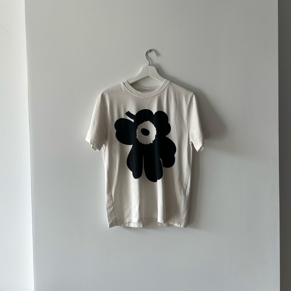 Marimekko Tshirt | black & white | size S